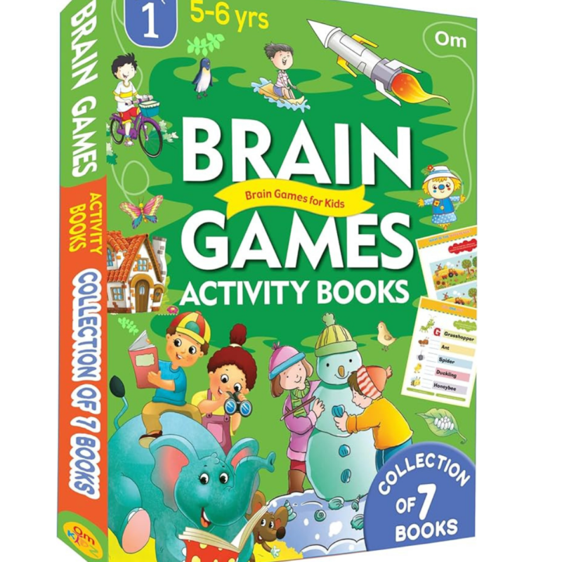 Brain Games Activity Books - 7 BooksBrain Games Activity Books - 7 Books By Om Books